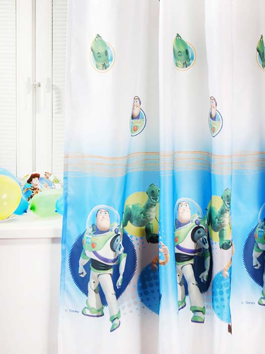 Портьера ТАС Toy Story, 200 см х 265 см61781427-A04 Портьера ТАС Toy Story, 200 см х 265 см61781427-A04Портьера TAC Toy Story, изготовленная из плотного полиэстера, великолепно украсит окно детской комнаты. Портьера осуществит заветную мечту вашего ребенка окунуться в волшебный мир сказок, а любимые персонажи мультфильма История игрушек создадут атмосферу уюта для вашего малыша. Эта портьера будет долгое время радовать вас и вашего ребенка! Портьера крепится на карниз при помощи ленты, которая поможет красиво и равномерно задрапировать верх. Ширина ленты: 4 см. Уважаемые клиенты! Обращаем ваше внимание на тот факт, что ширина ленты может изменяться в зависимости от поставки.