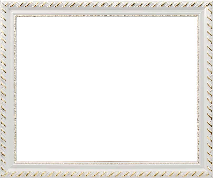 Багетная рама Constance, цвет: белый, золотистый, 40 х 50 смSHA0907 Багетная рама Constance, цвет: белый, золотистый, 40 х 50 смSHA0907Багетная рама Constance изготовлена из дерева. Багетные рамы предназначены для оформления картин, вышивок и фотографий.Оформленное изделие всегда становится более выразительным и гармоничным. Подбор багета для картин очень важен - от этого зависит, какое значение будет иметь выполненная работа в вашем интерьере. Если вы используете раму для оформления живописи на холсте, следует учесть, что толщина подрамника больше толщины рамы и сзади будет выступать, рекомендуется дополнительно зафиксировать картину клеем, лист-заглушку в этом случае не вставляют. В комплекте - крепежные элементы, с помощью которых изделие можно подвесить на стену и задник. Размер картины: 40 см х 50 см.Размер рамы: 48 см х 57,5 см х 2 см.