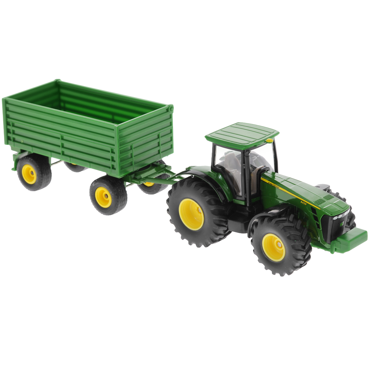 Фото Siku Трактор John Deere 8430 с прицепом-кузовом. Покупайте с доставкой по России