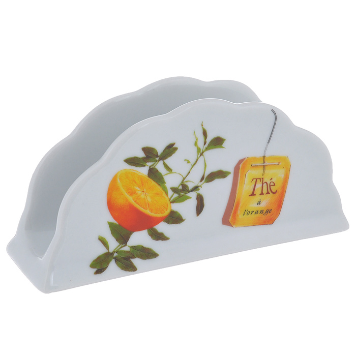 Салфетница Larange Апельсин. 586-280115510 Салфетница Larange Апельсин. 586-280115510Салфетница Апельсин выполнена из высококачественного фарфора и украшена изображением апельсинов. Салфетница идеально подойдет для украшения стола и станет отличным подарком к любому празднику. Элегантный дизайн салфетницы придется по вкусу и ценителям классики, и тем, кто предпочитает утонченность и изысканность. Не использовать в микроволновой печи. Не применять абразивные чистящие вещества. Размер салфетницы: 14 см х 4 см х 6,8 см.