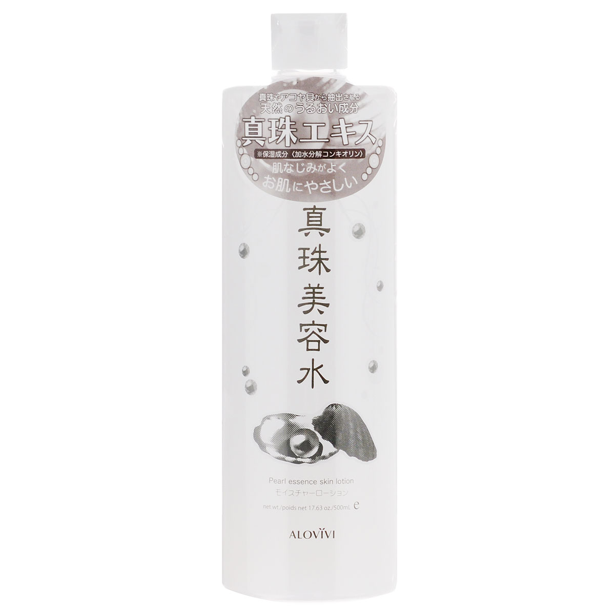 Alovivi Лосьон для лица Pearl essence, увлажняющий, с жемчугом, 500 млFS-00897 Alovivi Лосьон для лица Pearl essence, увлажняющий, с жемчугом, 500 млFS-00897Лосьон для лица Alovivi Pearl essence рекомендуется для подтяжки, улучшения цвета, борьбы с пигментными пятнами, предотвращения пересыхания и увлажнения кожи. Лосьон легко впитывается, увлажняет, улучшает текстуру кожи, придает ей упругость, делает сияющей изнутри и полной жизни. Обладает антивозрастным эффектом. Жемчуг представляет собой синтезируемый в теле моллюска биоминерал, состоящий из наложенных друг на друга слоев кальция и протеинов. Самый ценный компонент жемчуга – конхиолин – белковое вещество, известное благодаря характерному жемчужному блеску. Оно состоит из 17 аминокислот и по структуре напоминает кожный коллаген. Благодаря такому сходству, конхиолин эффективен для ухода за кожей. Он легко впитывается в клетки кожи, возвращая им влажность, упругость и гладкость. Кроме того, конхиолин обладает антиоксидантными свойствами и стимулирует жизнедеятельность клеток, и используется для омолаживания кожи с давних времен. Экстракт жемчуга намного более эффективен по воздействию на кожу, чем жемчужная пудра, входящая в состав многих косметических средств. Товар сертифицирован.
