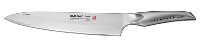 Фото Нож поварской Global "Sai", длина лезвия 25 см. Покупайте с доставкой по России