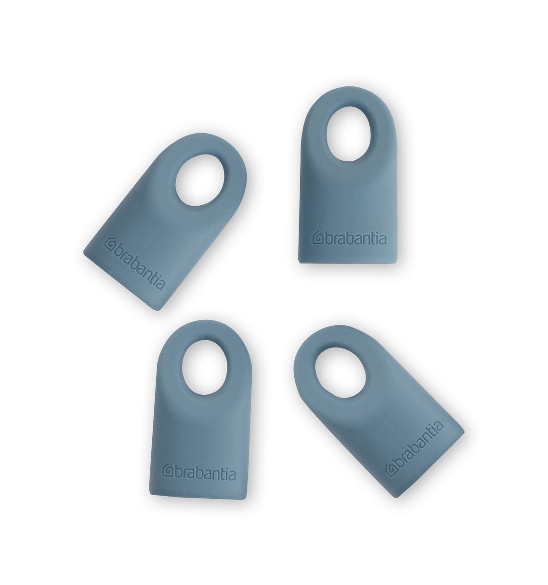 Силиконовые колпачки Brabantia Accent, цвет: голубой, 4 шт115510 Силиконовые колпачки Brabantia Accent, цвет: голубой, 4 шт115510Силиконовые колпачки Brabantia Accent предназначены для кухонных принадлежностей линии Accent. Просто наденьте колпачок на нужную кухонную принадлежность. Используя съемные колпачки разных цветов, вы можете создавать свой оригинальный стиль. Колпачки оснащены специальными отверстиями для крючков.Длина колпачка: 4 см.