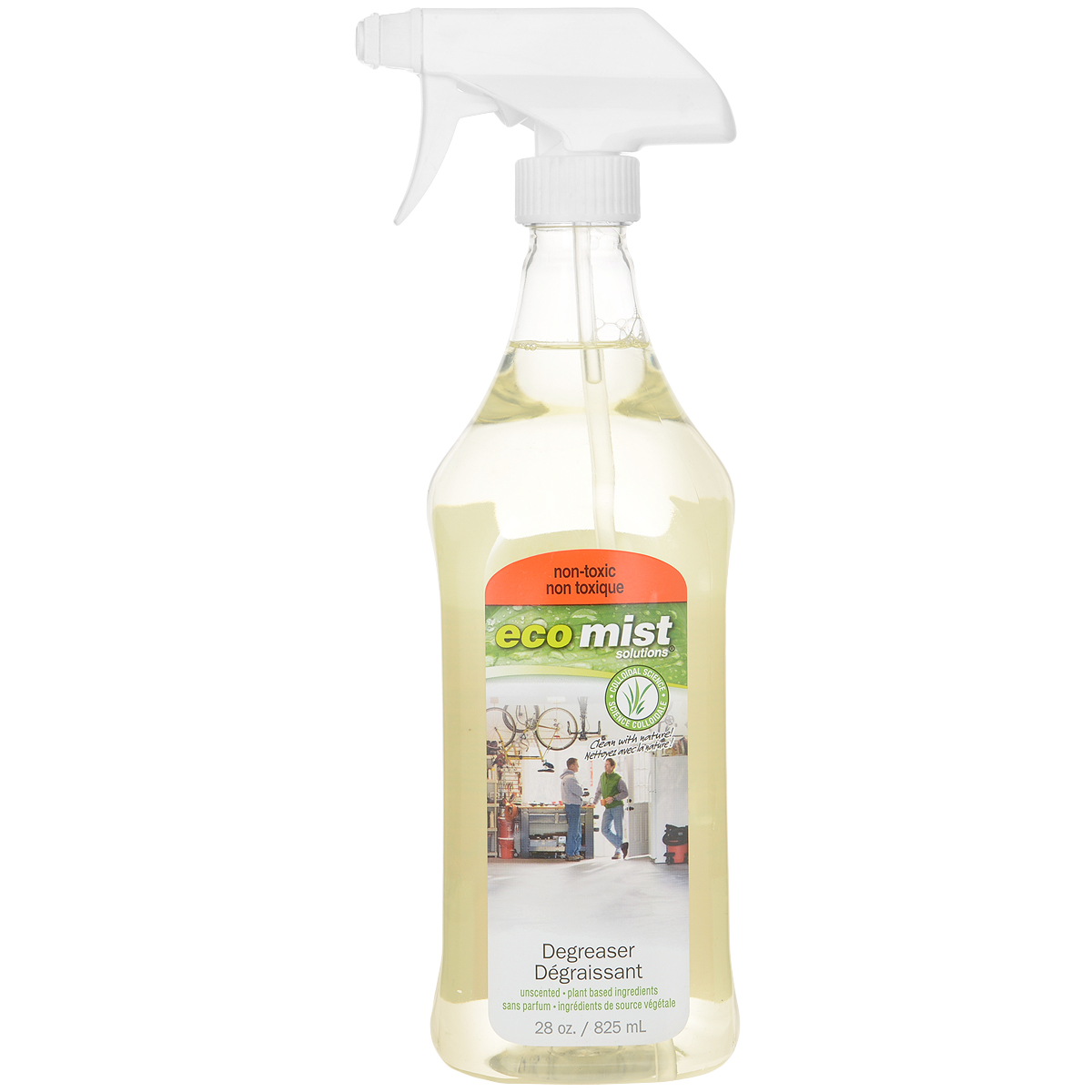 Средство для удаления жира Eco Mist, 825 мл391602 Средство для удаления жира Eco Mist, 825 мл391602Активная инновационная формула средства Eco Mist легко растворяет, эмульсирует и удаляет с поверхностей жир органического и технического характера. Средство является незаменимым помощником при чистке духовок, плит, посуды, вытяжек, бытовых приборов и даже гаражных помещений. Удаляет неприятные запахи. Поверхности остаются чистыми без особых усилий и дополнительных средств. Не токсично. Безопасно.Состав: дехлорированная вода, кукуруза, древесный сок, переработанный экстракт кокоса, экстракт зерна, экстракт картофеля.