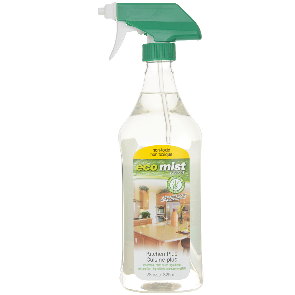 Средство для очистки кухонных поверхностей Eco Mist, 825 мл391602 Средство для очистки кухонных поверхностей Eco Mist, 825 мл391602Средство специального назначения Eco Mist дляежедневной уборке на кухне. Используется для мгновенного придания свежести и чистоты плит, столешниц, раковин, смесителей, шкафов, приборов и стен. Поверхности остаются гладкими и чистыми. Нейтрализует неприятные запахи.Состав: дехлорированная вода, экстракт зерна, древесный сок, злаки, экстракт картофеля, сахарный тростник.