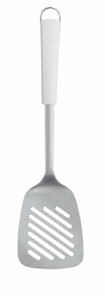 Лопатка Brabantia, цвет: белый. 40054493-TO-UN-04 Лопатка Brabantia, цвет: белый. 40054493-TO-UN-04Лопатка Brabantia станет вашим незаменимым помощником на кухне. Рабочая часть лопатки выполнена из стали, ручка изготовлена из пластика. Лопатка предназначена для перемешивания продуктов в процессе жарки или тушения, а также накладывания готового блюда на тарелки. Лопатка Brabantia - практичный и необходимый подарок любой хозяйке! Характеристики: Материал: пластик, сталь. Размер: 34 см х 9 см х 6 см. Артикул: 400544. Гарантия производителя: 5 лет.