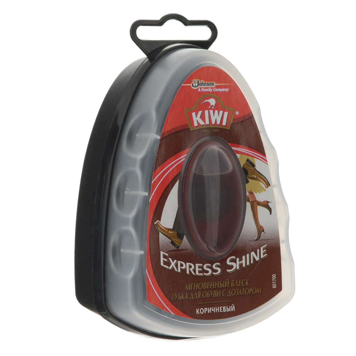 Губка для обуви Kiwi Express Shine, с дозатором, цвет: коричневый, 7 мл531-401 Губка для обуви Kiwi Express Shine, с дозатором, цвет: коричневый, 7 мл531-401Губка для обуви Kiwi Express Shine предназначена для мгновенного ухода за вашей обувью. Губка освежает цвет и придает блеск, подходит для всех видов гладкой и искусственной кожи. Уникальная система контролируемой дозировки выделяет одинаковое количество полирующего состава. Эргономичная форма губки, ребристые боковые поверхности для удобства использования. Губка прочно приклеена к корпусу, не открывается даже при длительном использовании.