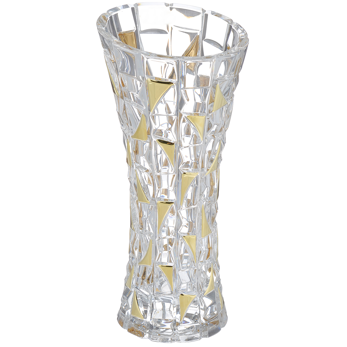 Ваза Crystal Bohemia Patriot Gold, высота 33 см. 990/80218/0/72232/330-109FS-80299 Ваза Crystal Bohemia Patriot Gold, высота 33 см. 990/80218/0/72232/330-109FS-80299Изящная ваза Crystal Bohemia Patriot Gold изготовлена из хрусталя. Ваза оформленарельефным рисунком и вставками золотистого цвета, что делает ее изящным украшениеминтерьера.Ваза Crystal Bohemia Patriot Gold дополнит интерьер офиса или дома и станет желанным истильнымподарком. Высота вазы: 33 см.Диаметр вазы (по верхнему краю): 15 см.