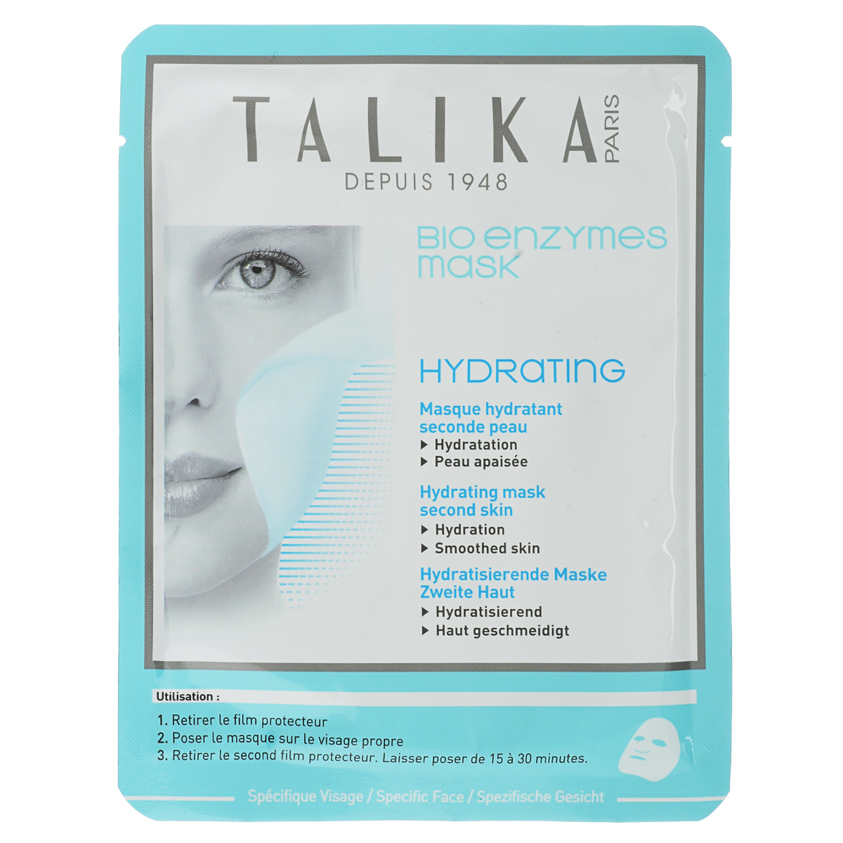 Talika Увлажняющая маска для лица Bio Enzymes, 20 гFS-00897 Talika Увлажняющая маска для лица Bio Enzymes, 20 гFS-00897Увлажняющая маска для лица Bio Enzymes. Насыщенная задерживающим влагу сахаром маска обогащает кожу влагой. Экстракты альпийских цветов успокаивают кожу.