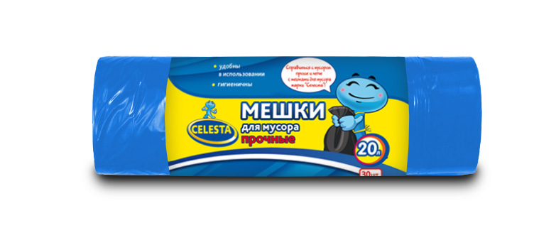 Мешки для мусора Celesta, цвет: синий, 20 л, 30 шт531-105 Мешки для мусора Celesta, цвет: синий, 20 л, 30 шт531-105Мешки для мусора Celesta применяются для хранения и транспортировки бытовых мусорных и продуктовых отходов. Удобны для использования в быту. Суперпрочные и гигиеничные. Мешки быстро и просто отрываются по линии перфорации.Материал: полиэтилен. Объем: 20 л. Количество мешков: 30 шт.