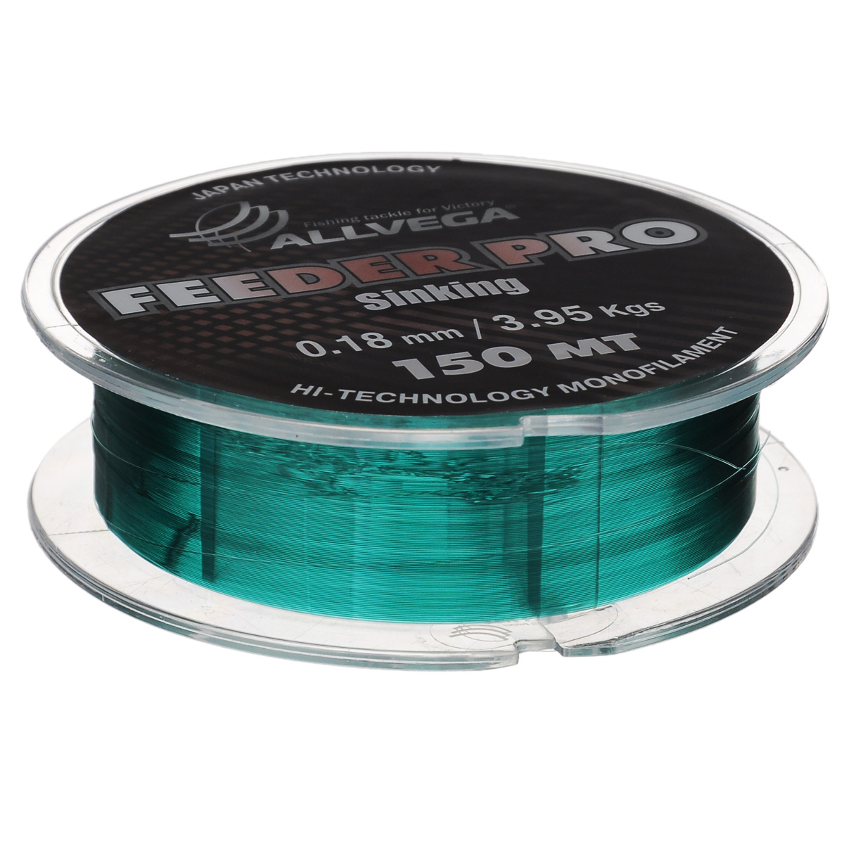 Леска Allvega Feeder Pro Sinking, цвет: темно-зеленый, 150 м, 0,18 мм, 3,95 кг39955 Леска Allvega Feeder Pro Sinking, цвет: темно-зеленый, 150 м, 0,18 мм, 3,95 кг39955Леска Allvega Feeder Pro Sinking предназначена для фидерной ловли. Обладает всеми необходимыми характеристиками для фидерной ловли. Это - повышенная стойкость к перетиранию о бровки, камни и ракушечник, отлично тонет, имеет малую растяжимость, окрашена в темно-зеленый цвет. Может с успехом использоваться в матчевой ловле и при ловле на зимнюю поплавочную удочку.
