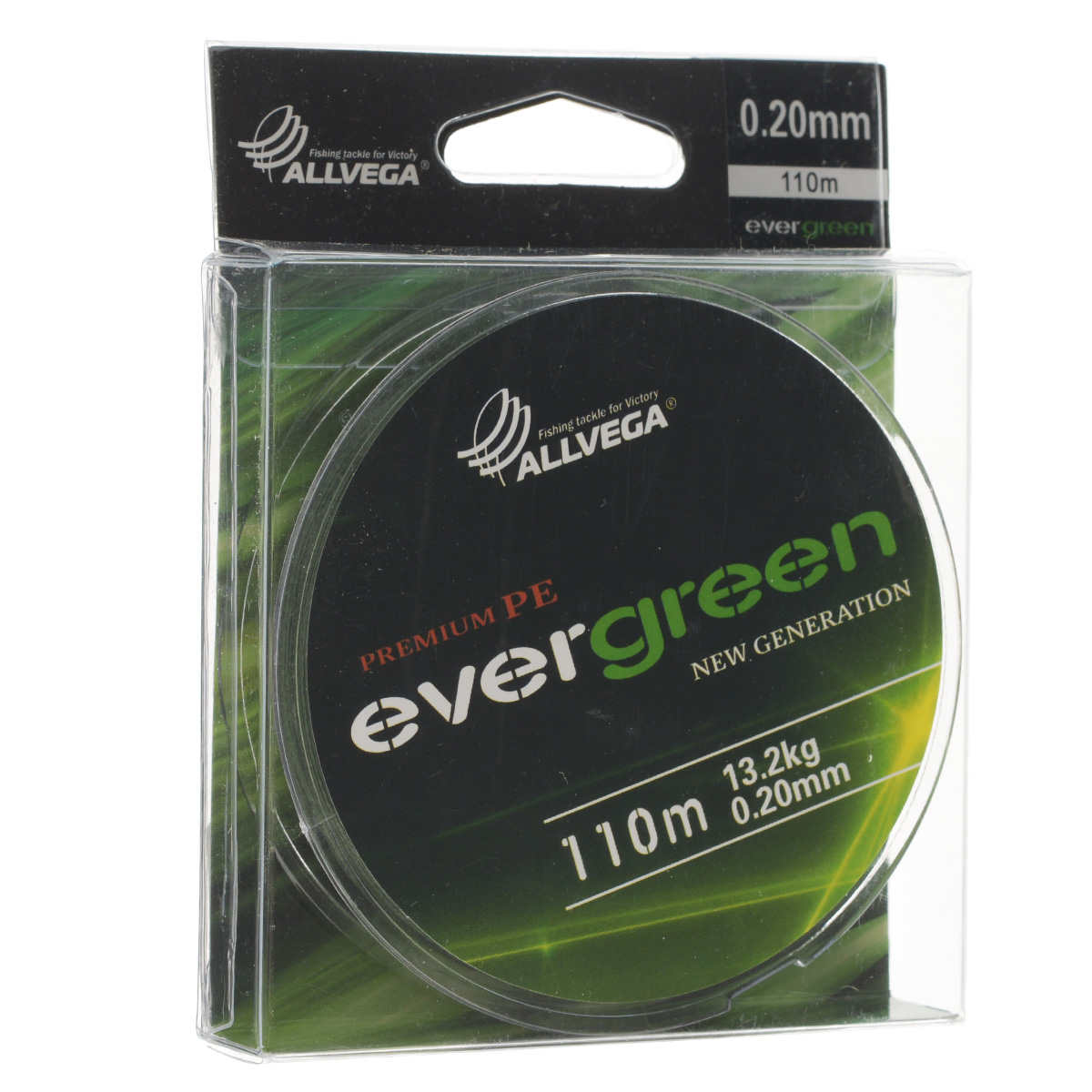 Леска плетеная Allvega Evergreen, цвет: темно-зеленый, 110 м, 0,20 мм, 13,2 кг39929 Леска плетеная Allvega Evergreen, цвет: темно-зеленый, 110 м, 0,20 мм, 13,2 кг39929Плетеная леска Allvega Evergreen очень прочная и способна выдержать сильные нагрузки. Благодаря высококачественному сырью леска Allvega Allvega Evergreen максимально устойчива к любым погодным условиям и особенностям каждого водоема. При традиционных методах производства плетеные шнуры со временем теряют свой цвет (покрытие), а вместе с ним и часть своих полезных физических свойств. Революционно новый подход в технологии изготовления лесок Allvega Evergreen позволяет забыть о проблеме потери цвета в процессе использования шнура. Он всегда будет зеленым - он просто не может быть другим!