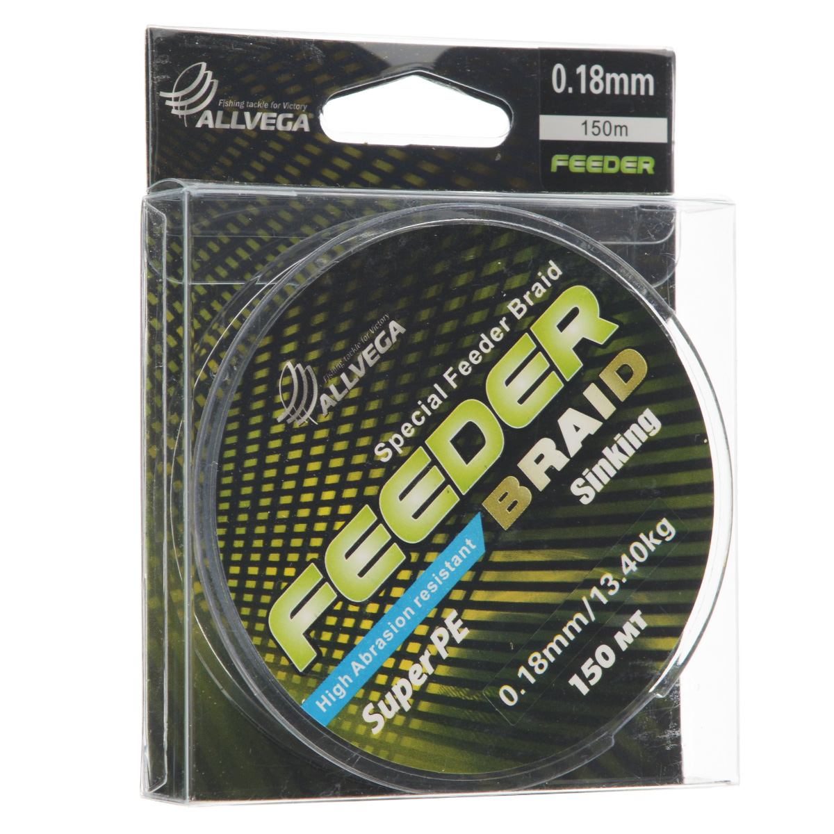 Леска плетеная Allvega Feeder Braid, цвет: темно-серый, 150 м, 0,18 мм, 13,4 кг39939 Леска плетеная Allvega Feeder Braid, цвет: темно-серый, 150 м, 0,18 мм, 13,4 кг39939Высококачественная леска Allvega Feeder Braid имеет высокую прочность и увеличенную абразивную стойкость, что позволяет ловить шнуром на любом виде дна, будь то ракушечник, галька или коряжник. Самая высокая плотность плетения волокон обеспечивает почти идеально круглое сечение. Леска Allvega Feeder Braid относится к классу тонущих лесок, идеально подходящих также для матчевой ловли. Так же этот шнур будет идеален для ловли на джиг в тяжелых местах.
