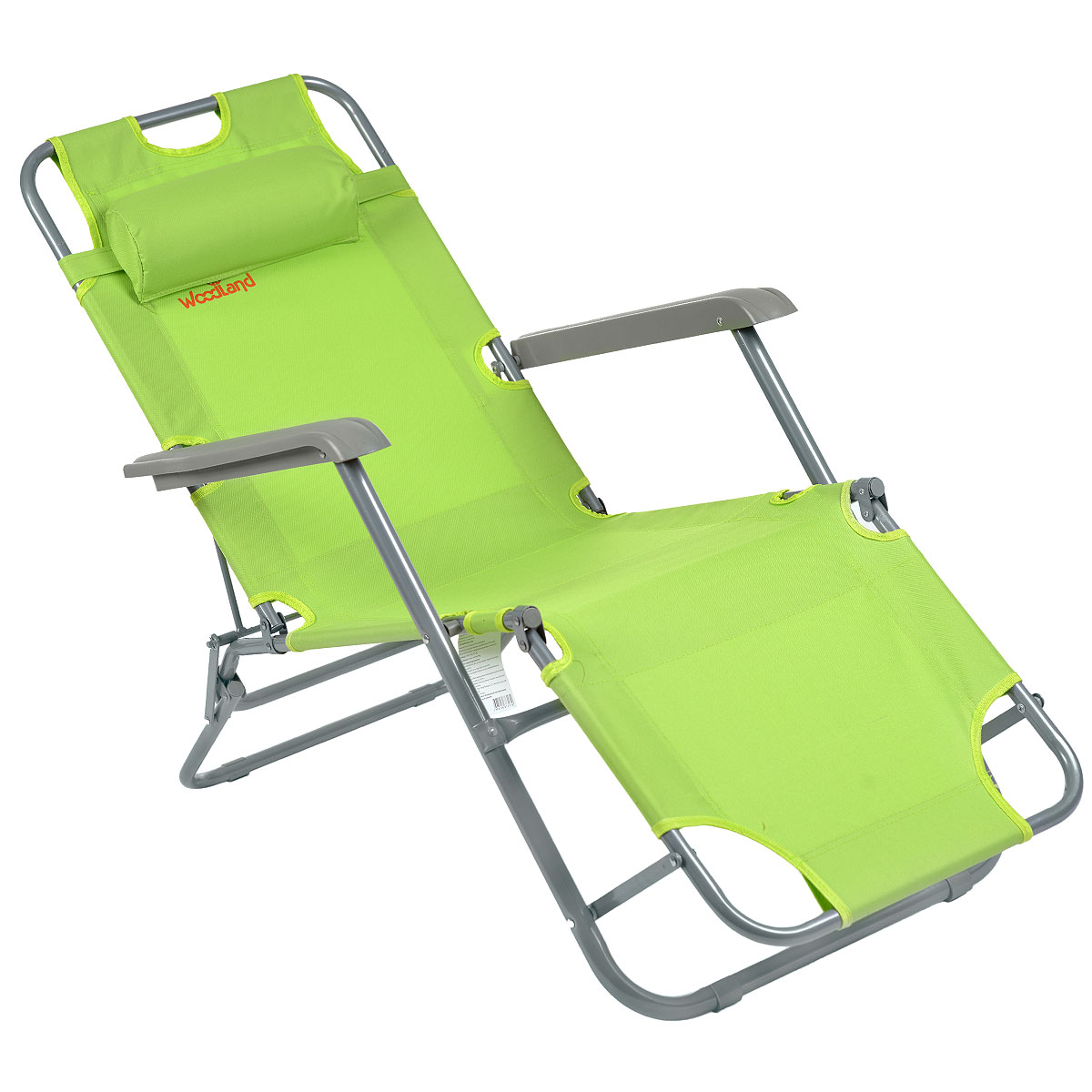 Кресло складное Woodland Lounger Oxford, цвет: зеленый, 153 см х 60 см х 79 см0049669 Кресло складное Woodland Lounger Oxford, цвет: зеленый, 153 см х 60 см х 79 см0049669Складное кресло Woodland Woodland Lounger Oxford предназначено для создания комфортных условий в туристических походах, охоте, рыбалке и кемпинге.Особенности: Компактная складная конструкция.Прочный стальной каркас с покрытием, диаметр 19 мм и 25 мм.Прочная ткань Oxford 600 обладает повышенной износостойкостью.