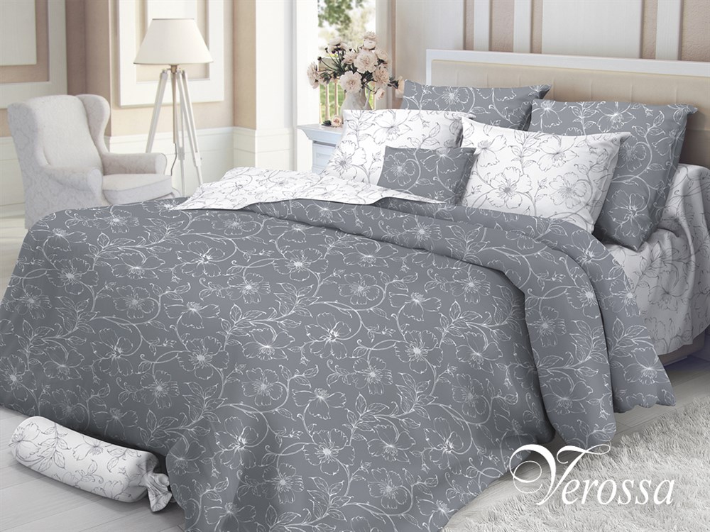 Постельное белье Verossa Tiffany, 1,5-спальное, наволочки 50х70. 177010391602 Постельное белье Verossa Tiffany, 1,5-спальное, наволочки 50х70. 177010391602Превосходное, стильное белье из 100% хлопоковой ткани - сатина, станет украшением любой спальни. Благодаря высокому номеру пряжи, атласному переплетению, а также высокой плотности ткани, сатин является невероятно мягкой и гладкой тканью с особым блеском, а также высокой прочностью. Предназначено для женщин, которые любят и ценят себя и свой комфорт. Они обладают хорошим вкусом и при этом практичны. Их ценности – дом, семья, традиции домашнего уюта.Высокие стандарты качества пошива продукта: - пошив на автоматической линии – гарантия соблюдения точности размеров изделий.Высокое качество тканей – гарантирует потребителю легкость и долговечность эксплуатации белья: ткани не линяют, не садятся, не пилингуются.Качественная упаковка продукта – привлекательный внешний вид, возможность использовать продукт как подарок.