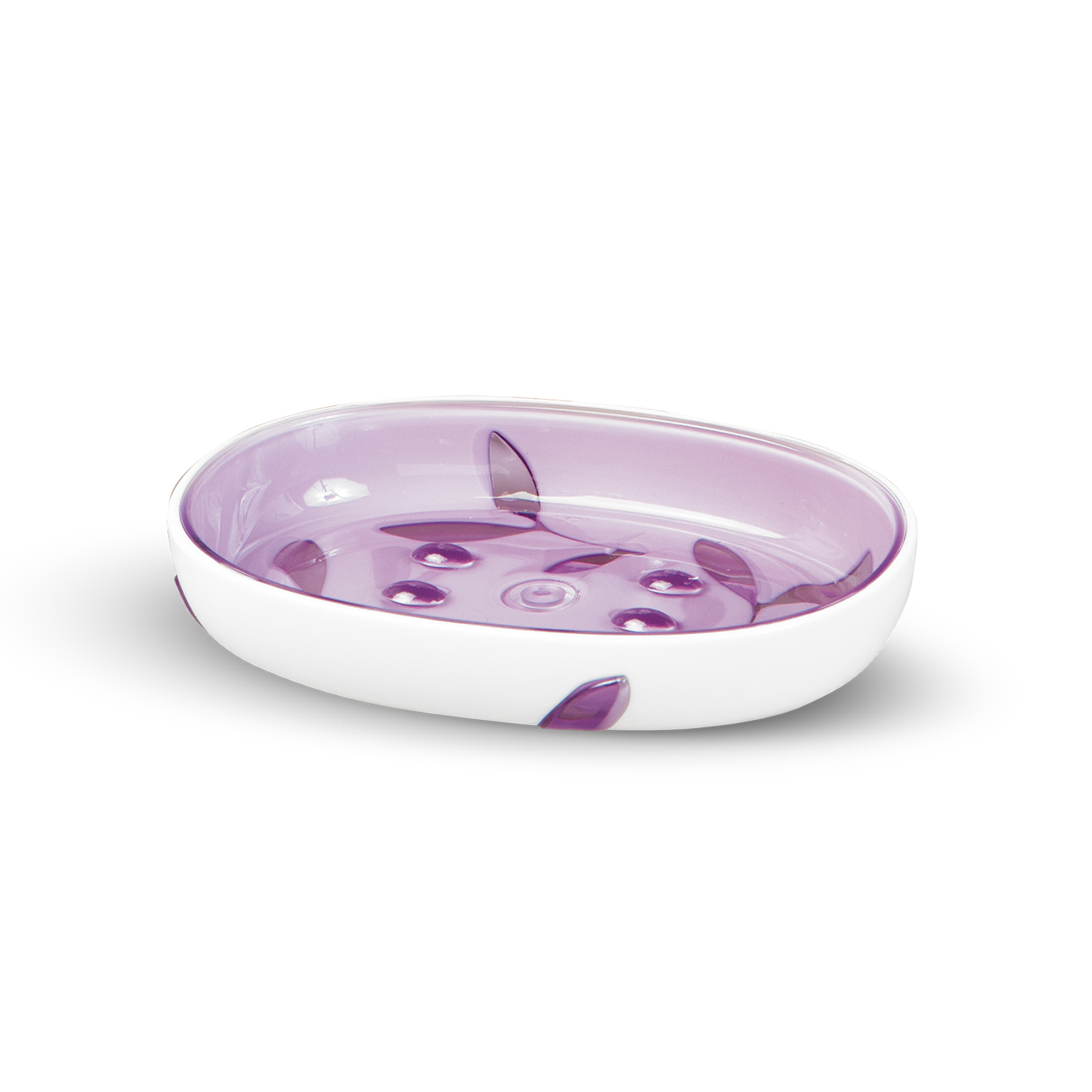 Мыльница Tatkraft Immanuel Olive Violet, цвет: белый, фиолетовый41619 Мыльница Tatkraft Immanuel Olive Violet, цвет: белый, фиолетовый41619Мыльница Immanuel Olive Violet - отличное решение для ванной комнаты. Такой аксессуар очень удобен в использовании.Мыльница Immanuel Olive Violet создаст особую атмосферу уюта и максимального комфорта в ванной. Характеристики: Материал:акрил. Размер:13 см х 9,5 см х 2 см. Размер упаковки:13 см х 9,5 см х 2 см. Артикул:12059