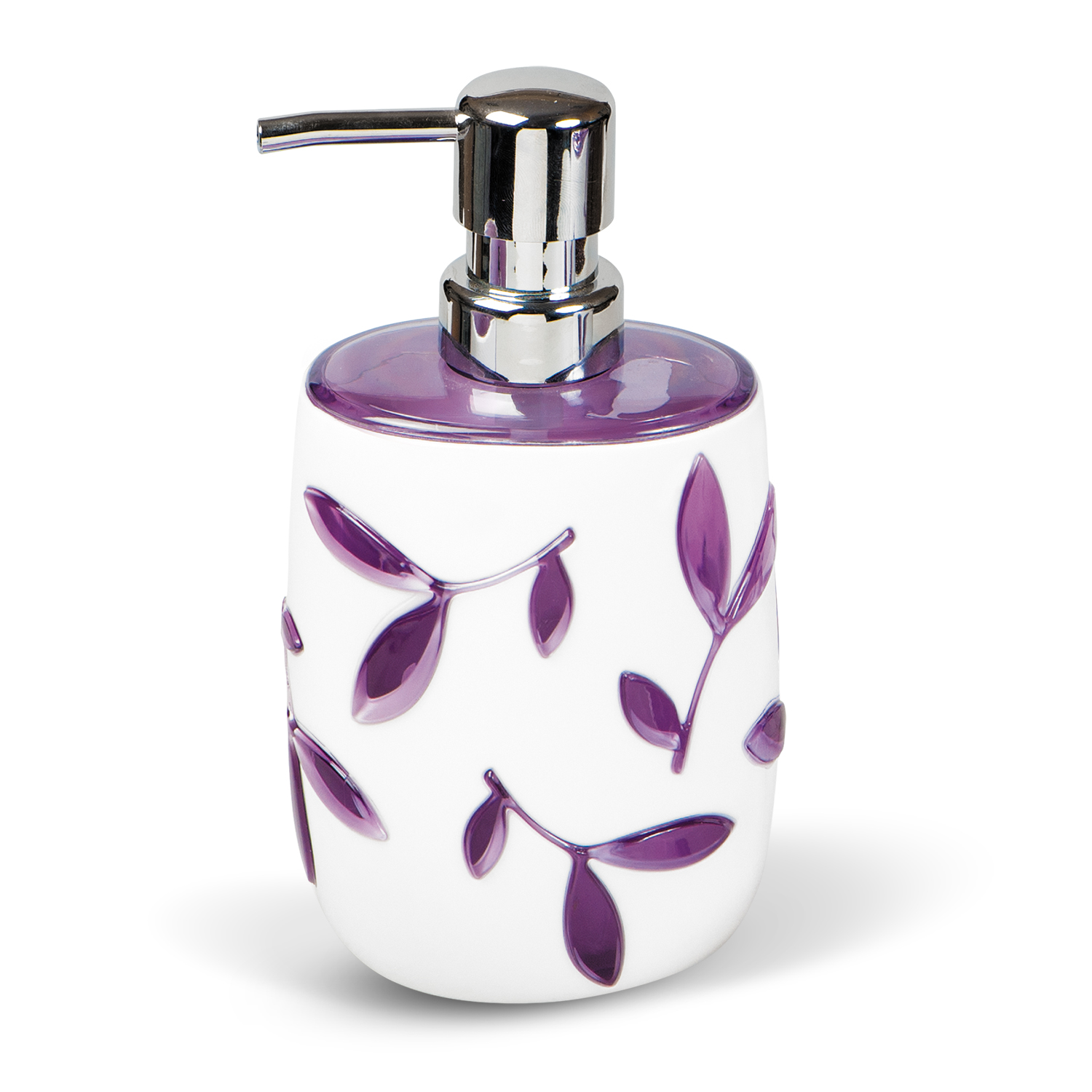 Дозатор для жидкого мыла Tatkraft Immanuel Olive Violet, цвет: белый, фиолетовый68/5/1 Дозатор для жидкого мыла Tatkraft Immanuel Olive Violet, цвет: белый, фиолетовый68/5/1Дозатор для жидкого мыла Tatkraft Immanuel Olive Violet изготовлен из акрила. Такой аксессуар очень удобен в использовании: достаточно лишь перелить жидкое мыло в дозатор, а когда необходимо использование мыла, легким нажатием выдавить нужное количество. Дозатор Immanuel Olive Violet станет стильным аксессуаром, который украсит интерьер ванной комнаты. Характеристики: Материал:акрил, металл. Размер:8 см х 6 см х 17 см. Размер упаковки:8 см х 6 см х 17 см. Артикул:12073.