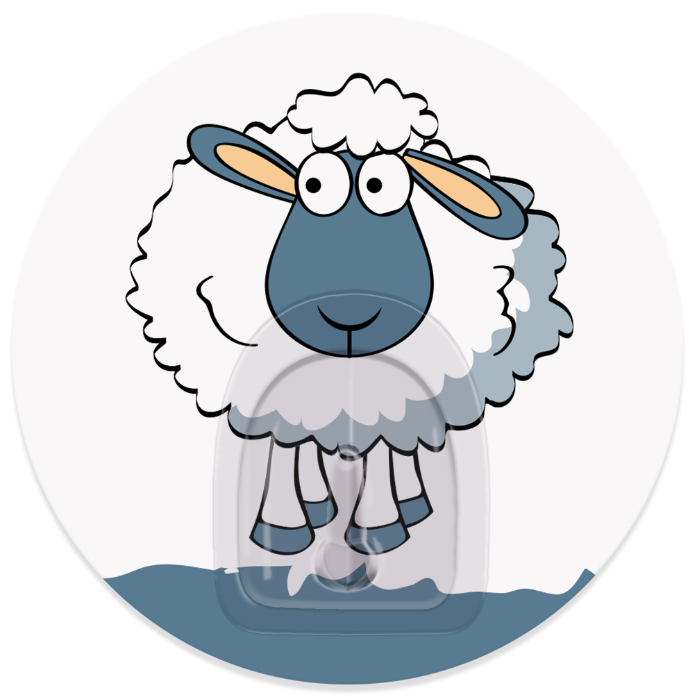 Крючок адгезивный Tatkraft Funny sheep. Maddy, диаметр 8 см68/5/1 Крючок адгезивный Tatkraft Funny sheep. Maddy, диаметр 8 см68/5/1Крючок адгезивный Tatkraft Funny sheep. Maddy изготовлен из пластика. Крючок может быть установлен только на ровной воздухонепроницаемой поверхности: плитка, стекло, пластик, металл, ламинированное дерево и другие. Крючок является многоразовым, что позволяет перевесить его в любое удобное место. Крючок Tatkraft Funny sheep. Maddy имеет авторский дизайн, который украсит любой интерьер. Диаметр крючка: 8.Максимальная нагрузка: 3 кг.