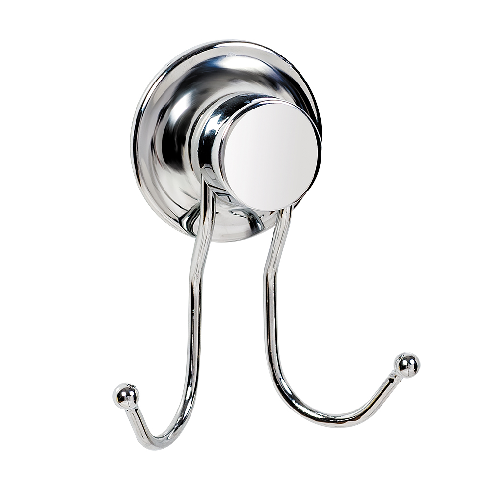 Крючок двойной Tatkraft Ring Lock, 8 см х 3,5 см х 10 см531-105 Крючок двойной Tatkraft Ring Lock, 8 см х 3,5 см х 10 см531-105Двойной крючок Tatkraft Ring Lock выполнен из хромированной стали. Инновационная запатентованная система легкого монтажа Magic Ring не требует сверление дырок. Система позволяет устанавливать присоски много раз и на различные поверхности: стекло, глазурованная плитка, металл, пластик.На крючок можно повесить полотенце, прихватку или фартук. Стильный дизайн изделия впишется в любой интерьер. Крючки выдерживают вес 5 кг. Размер крючка: 8 см х 3,5 см х 10.Максимальный вес: 5 кг.