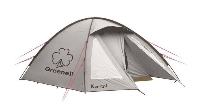 Фото GREENELL Палатка "Керри 3 V3", цвет: коричневый. Арт.95512. Покупайте с доставкой по России