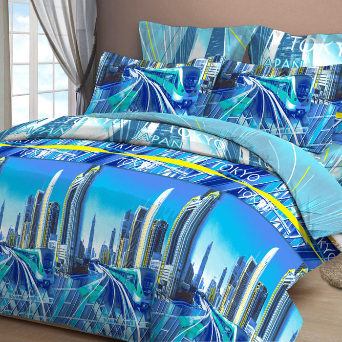 Комплект белья Letto, 2-спальный, наволочки 70х70, цвет: синий. B31-4391602 Комплект белья Letto, 2-спальный, наволочки 70х70, цвет: синий. B31-4391602Для производства серии Традиция используется российская бязь, плотностью 125 гр/м, с применением устойчивых импортных красителей и печати с новомодным эффектом 3D. Серия Традиция от Letto - это возможность купить оптом недорогое постельное белье, выполненной из классической российской бязи, знакомой многим домохозяйкам. Несмотря на то, что на смену бязи пришли более комфортные ткани для постельного белья, такие как сатин и перкаль, бязь продолжает оставаться одним из самых востребованных продуктов на текстильном рынке России благодаря своим потребительским свойствам и доступной цене.