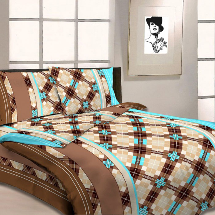 Комплект белья Letto, 1,5-спальный, наволочки 70х70, цвет: коричневый. B03-3CA-3505 Комплект белья Letto, 1,5-спальный, наволочки 70х70, цвет: коричневый. B03-3CA-3505Серия «Традиция» от Letto – это возможность купить оптом недорогое постельное белье, выполненной из классической российской бязи, знакомой многим домохозяйка. Не смотря на то, что на смену бязи пришли более комфортные ткани для постельного белья, такие как сатин и перкаль, бязь продолжает оставаться одним из самых востребованных продуктов на текстильном рынке России, благодаря своим потребительским свойствам и доступной цене. Для производства серии «Традиция» используется российская бязь, плотностью 125гр/м, с применением устойчивых импортных красителей и печати с новомодным эффектом 3D. Коллекция отшивается в традиционных размерах 1.5-cп, 2,0–сп. и евро размере с нав-ками 70*70.