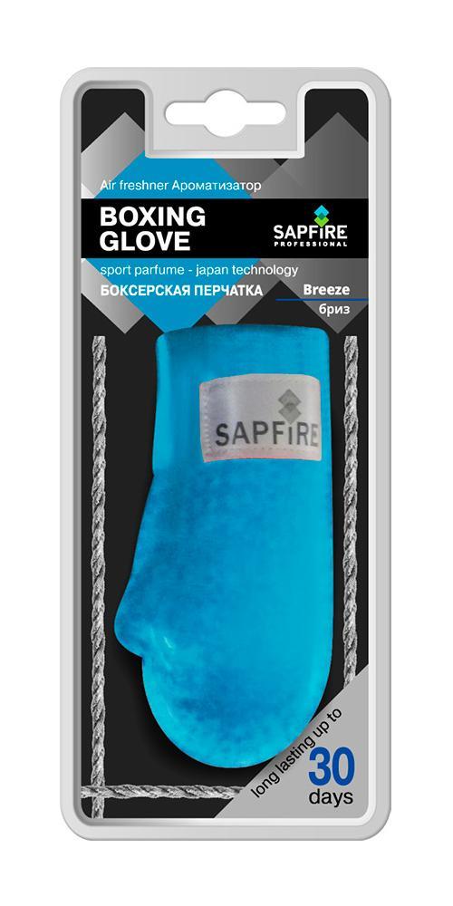 Ароматизатор для салона автомобиля Sapfire Boxing Glove, бризCA-3505 Ароматизатор для салона автомобиля Sapfire Boxing Glove, бризCA-3505Подвесной ароматизатор для салона автомобиля Sapfire Boxing Glove имеет приятный аромат бриза. Ароматизатор, выполненный из искусственной кожи в виде борцовской перчатки, предназначен для автомобиля, а также для небольших помещений. Аромат держится до 30 дней. Boxing Glove - новое поколение концентрированных ароматизаторов. Парфюмерная композиция произведена в Японии. Обеспечивает стойкий насыщенный аромат и стойкий запах.Состав: искусственная кожа, гранулы, парфюмерная композиция высокой концентрации, стабилизатор. Размер ароматизатора: 10 см х 5 см х 4 см.