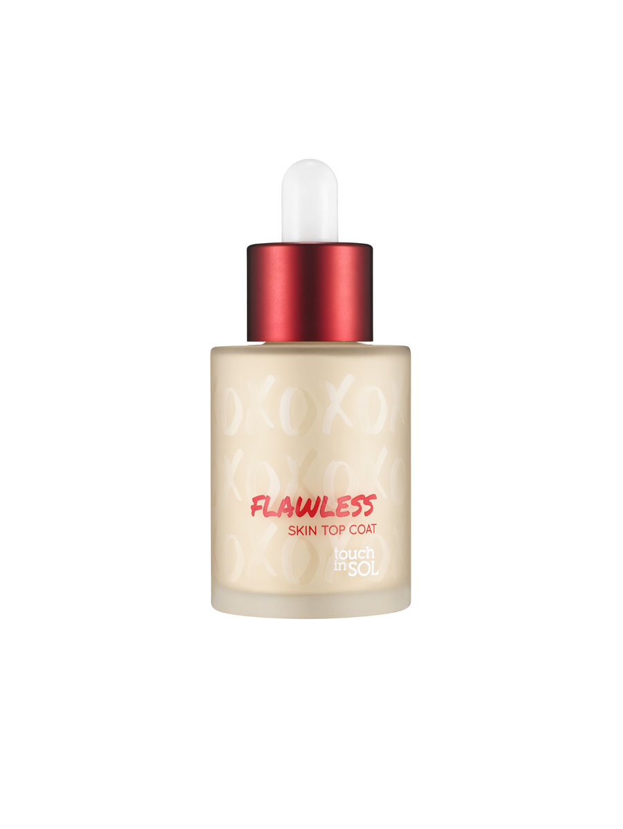 Touch in SOL Универсальное средство для стойкого макияжа Flawlessskin Top Coat, оттенок 2, 35 мл5010777142037 Touch in SOL Универсальное средство для стойкого макияжа Flawlessskin Top Coat, оттенок 2, 35 мл5010777142037FLAWLESSSKIN TOP COAT от Touch in SOL - это универсальное средство для макияжа «Все в одном» - крем + праймер + основа под макияж + ВВ крем + пудра. От ухода за кожей до макияжа, один шаг к идеальному покрытию кожи. Система «идеальный макияж» сохранит его чистым, свежим на протяжение 9 часов. Комплекс из 4 красных компонентов: красный женьшень, гранат, шиповник и красная ягода - придаст вашей коже натуральный блеск и сделает ее свежей, благодаря уникальным натуральным компонентам.