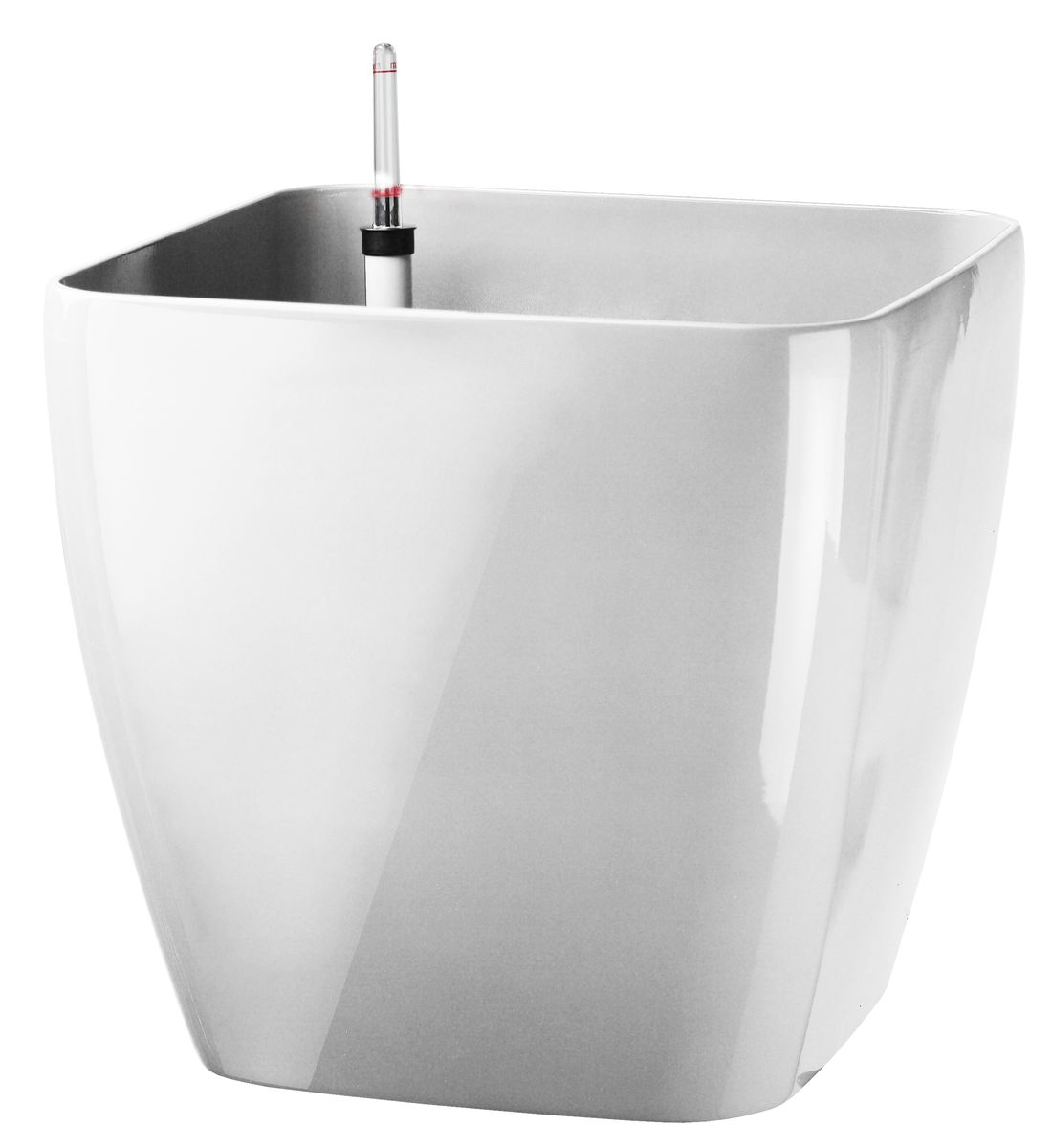 Горшок Green Apple, с системой автополива, цвет: белый, 45 х 45 х 42 смZ-0307 Горшок Green Apple, с системой автополива, цвет: белый, 45 х 45 х 42 смZ-0307Квадратный горшок Green Apple, выполненный из полипропилена (пластика), имеет уникальную систему автополива, благодаря которой корневая система растения непрерывно снабжается влагой из резервуара. Уровень воды в резервуаре контролируется с помощью специального индикатора. В зависимости от размера кашпо и растения воды хватает на 2-12 недель.