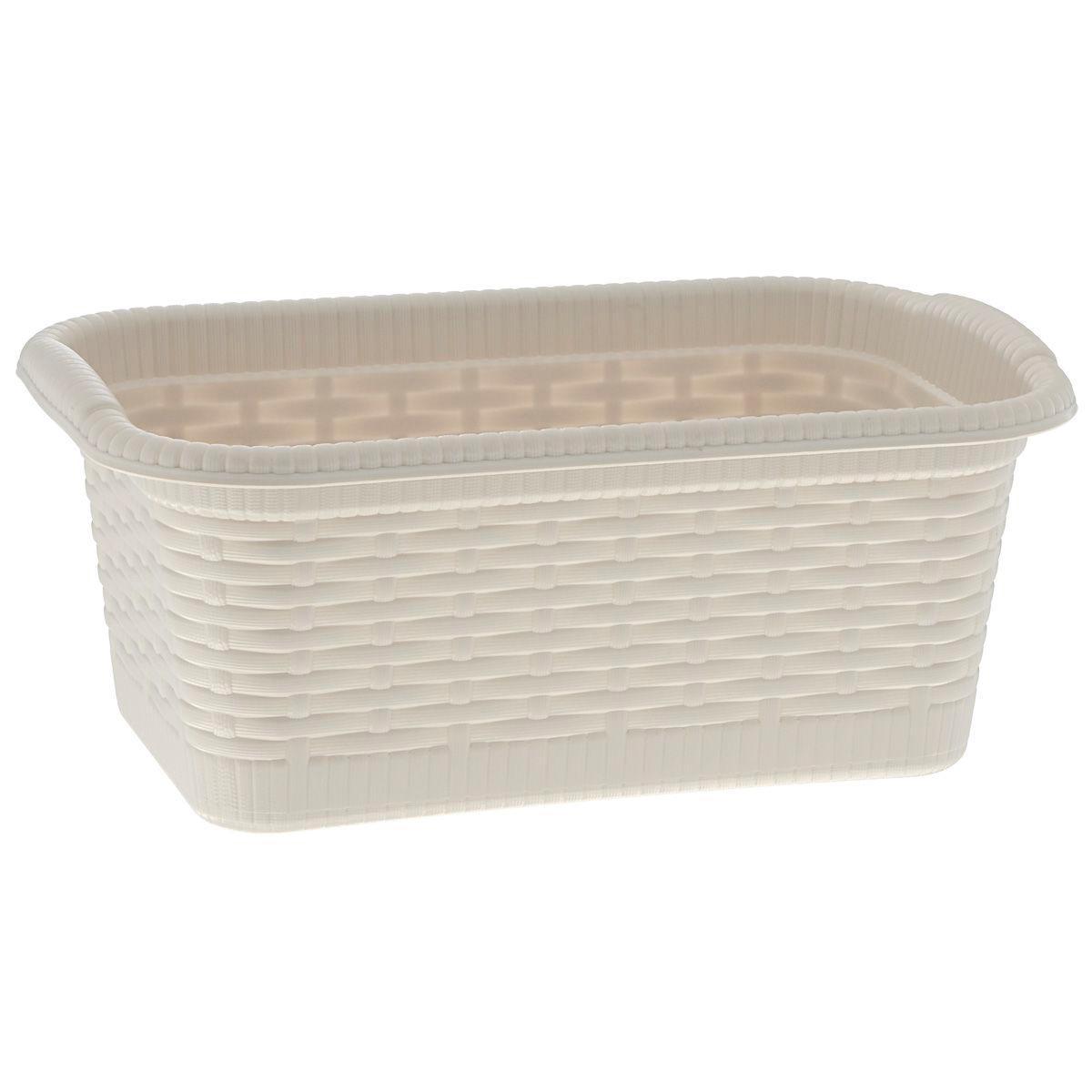 Корзина Gensini Rattan, цвет: светло-бежевый, 3 лRG-D31S Корзина Gensini Rattan, цвет: светло-бежевый, 3 лRG-D31SКорзина Gensini Rattan, изготовленная из прочного пластика, предназначена для хранения мелочей в ванной, на кухне, даче или гараже. Легкая корзина со сплошным дном позволяет хранить мелкие вещи, исключая возможность их потери.