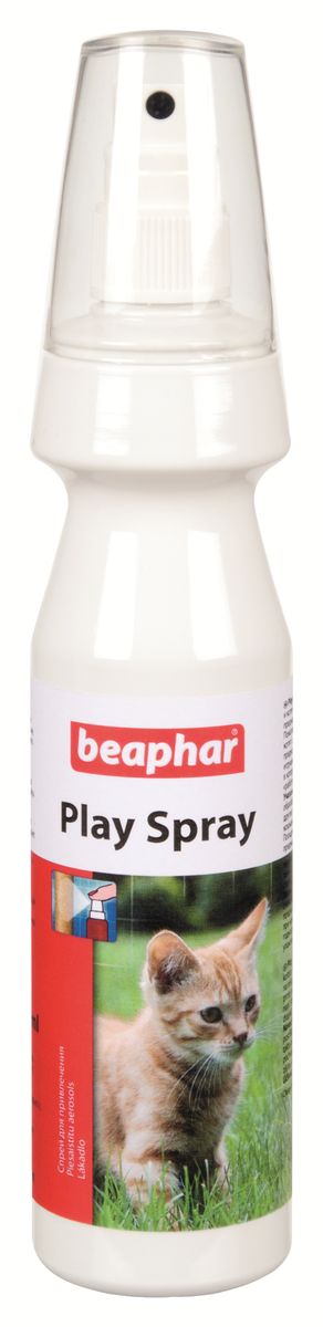 Спрей для привлечения кошек к предметам Beaphar Play Spray, 150 мл0120710 Спрей для привлечения кошек к предметам Beaphar Play Spray, 150 мл0120710Спрей Beaphar Play Spray предназначен для привлечения котят и кошек к местам, специально предназначенных для игр и заточки когтей. Спрей помогает переключить внимание кошек и играющих котят с ценных предметов на специально предназначенные для расцарапывания доски, игрушки. Спрей можно использовать также для пробуждения у кошки интереса к старым игрушкам. Состав: экстракт валерианы 10%.Способ применения: обработайте спреем игрушки, когтеточки и другие предметы, которые можно оставить кошкам и котятам для расцарапывания. Используя спрей впервые, проверьте на малозаметных участках предмета не образуются ли пятна. Объем: 150 мл. Товар сертифицирован.