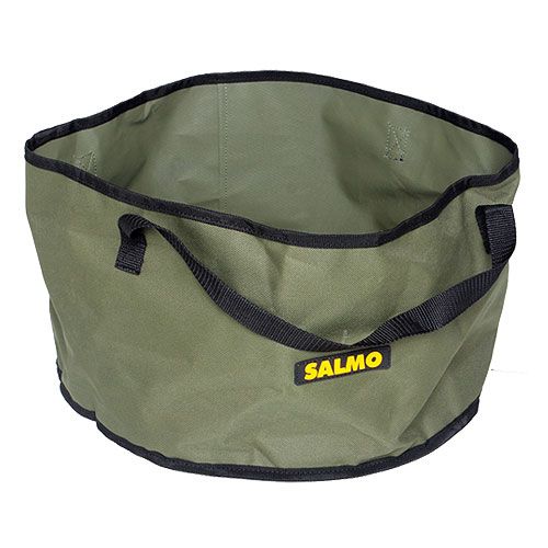 Емкость для прикормки Salmo, цвет: хаки, 25 л179-85 Емкость для прикормки Salmo, цвет: хаки, 25 л179-85Вместительная емкость Salmo предназначена для замешивания прикормки. Выполнена из прочного нейлона. Емкость оснащена ручками для удобства транспортировки. В сложенном виде занимает мало места.