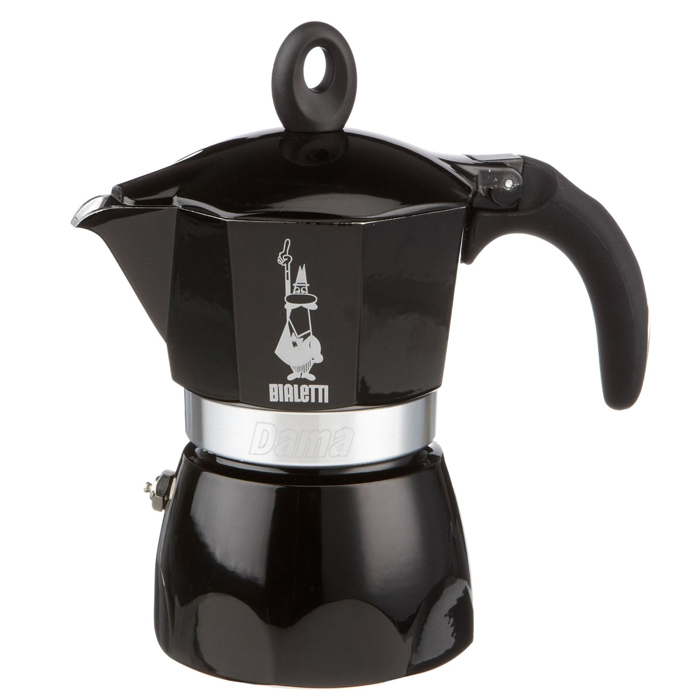 Гейзерная кофеварка Dama Nero Lucida, 3 порции, коробкаVT-1520(SR) Гейзерная кофеварка Dama Nero Lucida, 3 порции, коробкаVT-1520(SR)Гейзерная кофеварка Dama Nero Lucida, 3 порции, коробка