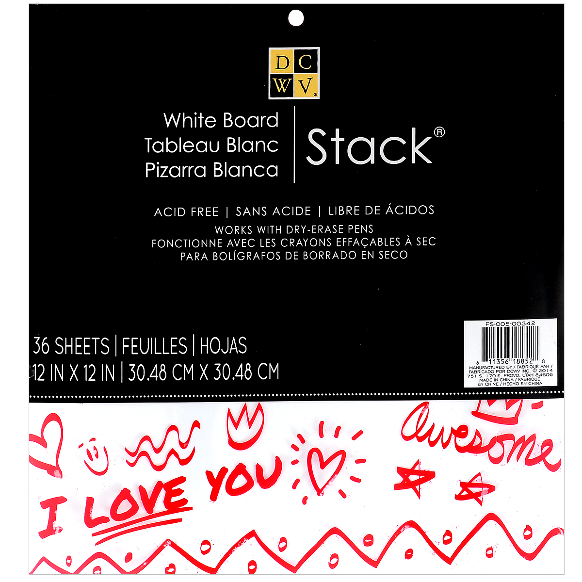 Набор бумаги для скрапбукинга White Board Stack, 36 листов55052 Набор бумаги для скрапбукинга White Board Stack, 36 листов55052Набор глянцевой бумаги White Board Stack позволит создавать всевозможные аппликации и поделки. Набор включает бумагу следующих цветов: белый, бежевый. Создание поделок из цветной бумаги поможет ребенку развить творческие способности, кроме того, это увлекательный досуг для детей и взрослых.Скрапбукинг - это хобби, которое способно приносить массу приятных эмоций не только человеку, который занимается скрапбукингом, но и его близким, друзьям, родным. Это невероятно увлекательное занятие, которое поможет вам сохранить наиболее памятные и яркие моменты вашей жизни для вас и даже ваших потомков. В набор входит 36 листов белого цвета.Размер листа: 30,4 см х 30,4 см.