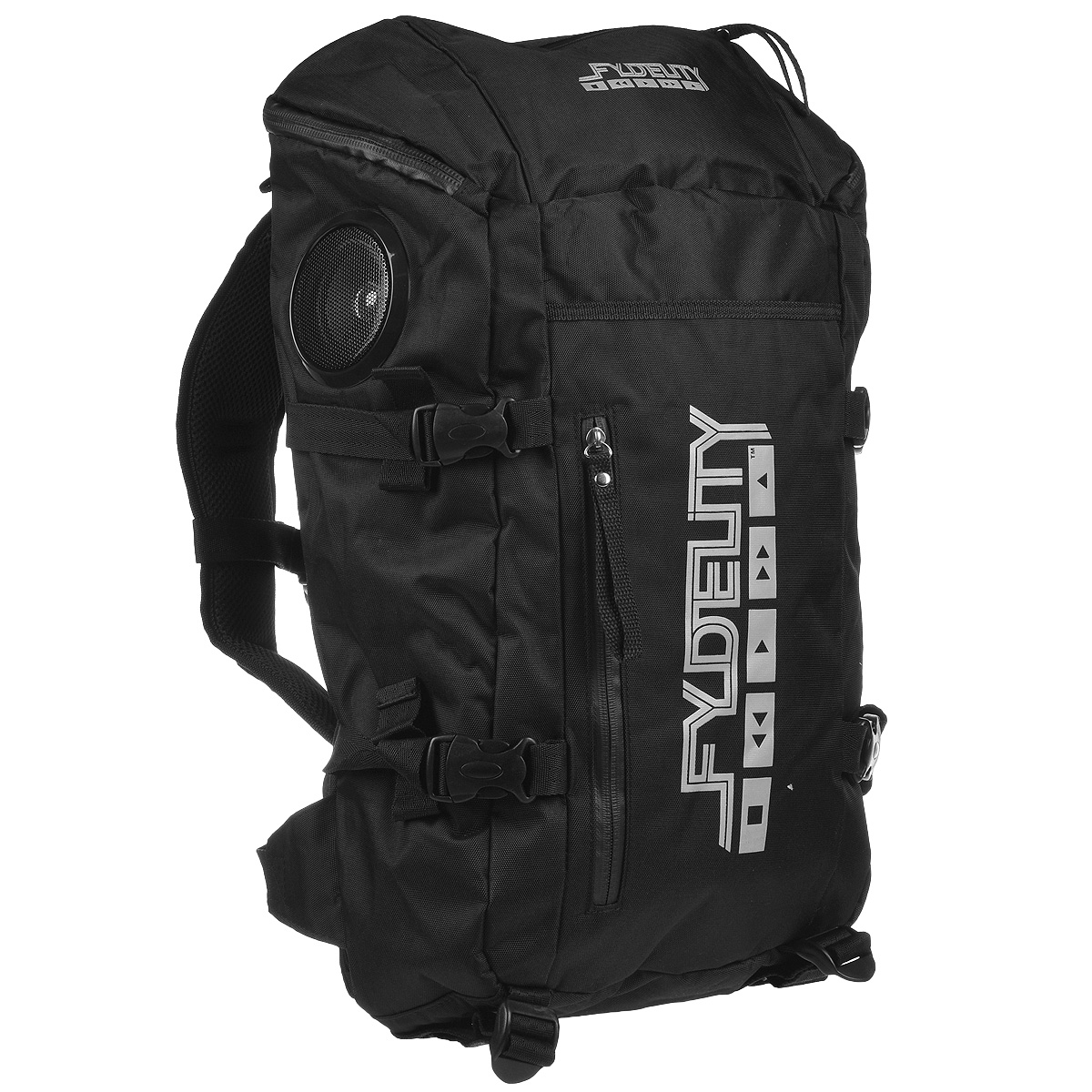 Рюкзак Fydelity Top, цвет: черный, 39 л94330 Рюкзак Fydelity Top, цвет: черный, 39 л94330Большой многофункциональный рюкзак американской торговой марки Fydelity станет незаменимым спутником путешественников. Fydelity Top отлично подойдет как для ежедневного использования в городе, так и для активного отдыха на природе. Изделие дополнено множеством всевозможных карманов, удобные регулируемые лямки надежно держат форму, спинка уплотнена двумя поролоновыми направляющими, на груди фиксатор. Водонепроницаемые молнии, на изделии так же имеется небольшой кармашек для блока питания и проводов для водонепроницаемых Hi-Fi stereo 3 Ватт динамиков с усилителем. За плотной водоотталкивающей тканью легко ухаживать.Особенности и характеристики:Отношение сигнал/шум: 60 ДБ. Легкое подключение телефона, mp3, CD плеера, iPod/iPad через 3,5 мм стереоджек. Отделения для iPod/iPhone для быстрого и удобного доступа к вашему плееру. Источник питания: 4 батарейки типа AA (пальчиковые), для непрерывного 10-часового звучания. Диапазон воспроизводимых частот: 150 Гц-20 кГц.