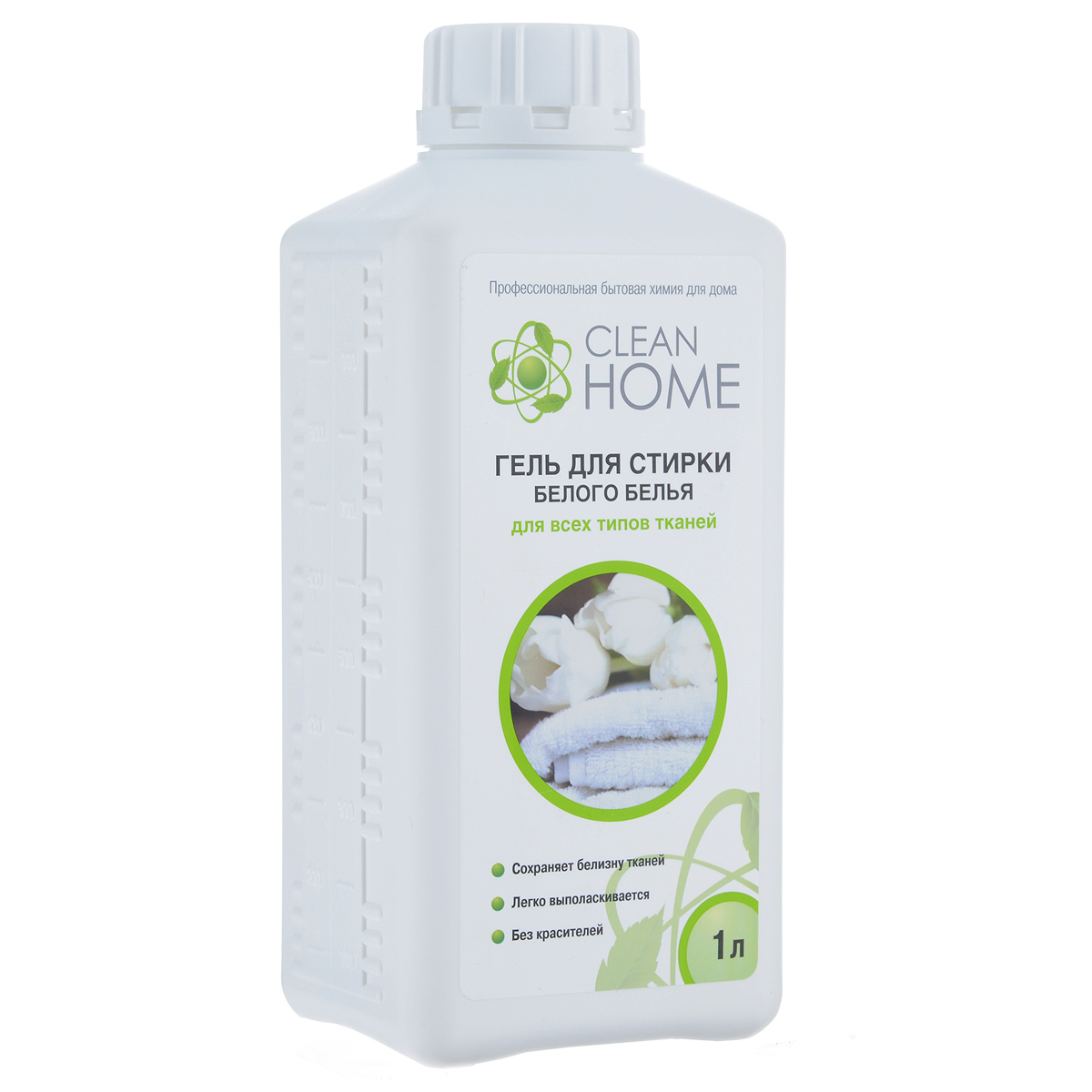 Гель для стирки белого белья Clean Home, для всех типов тканей, 1 лGC204/30 Гель для стирки белого белья Clean Home, для всех типов тканей, 1 лGC204/30Деликатное средство Clean Home предназначено для стирки всех типов белых тканей в воде любой жесткости для ручной и машинной стирки. - Обладает высокой моющей способностью- Эффективно удаляет пятна и загрязнения- Сохраняет структуру тканей- Препятствует образованию серого оттенка и желтизны- Легко выполаскивается. Не содержит красителей и хлора. Линия профессиональной бытовой химии для дома Clean Home представлена гаммой средств для стирки и уборки дома. Clean Home - это весь необходимый ряд высокоэффективных универсальных средств европейского качества.Состав: вода, 5-15% АПАВ, менее 5% НПАВ, менее 5% фосфаты, мыло, оптический отбеливатель, полимер, функциональные добавки, метилхлороизотиазолинон, метилизотиазолинон, отдушка.