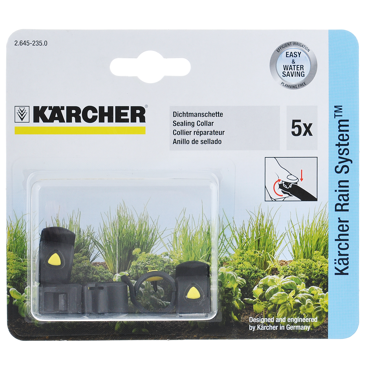 Герметизирующий хомут Karcher 5 шт 2.645-235.0106-032 Герметизирующий хомут Karcher 5 шт 2.645-235.0106-032Специальный хомут предназначен для герметизации неиспользуемых отверстий в системном шланге, пробитых для установки капельниц или разбрызгивателей. В комплекте 5 хомутов.