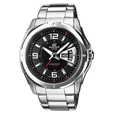 Наручные часы Casio EF-129D-1ABM8434-58AE Наручные часы Casio EF-129D-1ABM8434-58AEМужские часы Casio EF-129D-1A.Необритовое покрытие обеспечивает длительное свечение даже после короткого нахождения на светуУказание текущей даты и дня неделиВремя работы от одной батареи до 3 летУстойчивое к царапинам минеральное стекло сферической формыНадёжная застёжка браслетаВодонепроницаемый корпус позволяет плавать и совершать погружения с нырятельной трубкойТочность +/-20 с в месяц