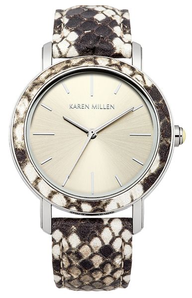 Часы наручные женские Karen Millen KM137CSP, цвет: стальнойBM8434-58AE Часы наручные женские Karen Millen KM137CSP, цвет: стальнойBM8434-58AEТрехстрелочный механизм Miyota;9T33;Сталь,,Полированный корпус Case;размер корпуса o 37 mm;Минеральное стекло Glass;Зеркальный циферблат Dial; Stones;Ремень из натуральной кожи коричневого цвета;Водозащита 5ATM