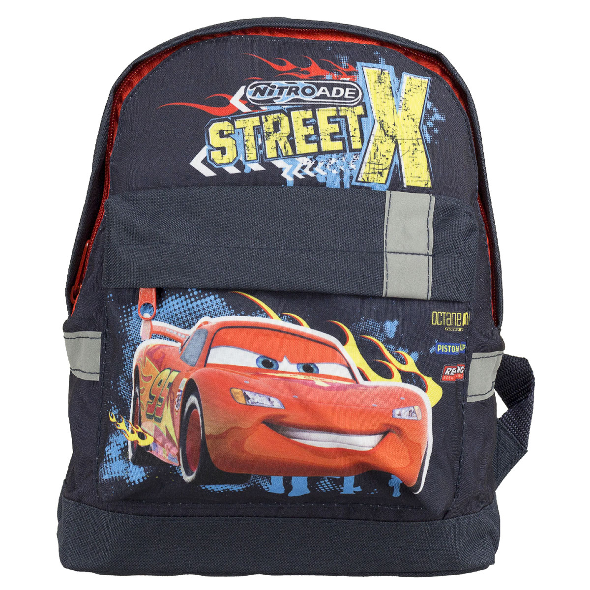 Рюкзак детский Kinderline Cars, цвет: темно-синий. CRCB-UT4-502S72523WD Рюкзак детский Kinderline Cars, цвет: темно-синий. CRCB-UT4-502S72523WDРюкзак детский Kinderline Cars выполнен из износоустойчивых материалов и декорирован ярким рисунком. Рюкзак имеет одно вместительное основное отделение, закрывающееся на молнию. На лицевой стороне изделие дополнено вместительным накладным карманом на застежке-молнии. Ранец оснащен светоотражателями, удобной ручкой для переноски и двумя широкими лямками, регулируемой длины. С модным рюкзаком Cars ваш малыш будет звездой! Стильный и продуманный до мелочей рюкзак позаботится о том, чтобы прогулки доставляли ребенку только удовольствие.