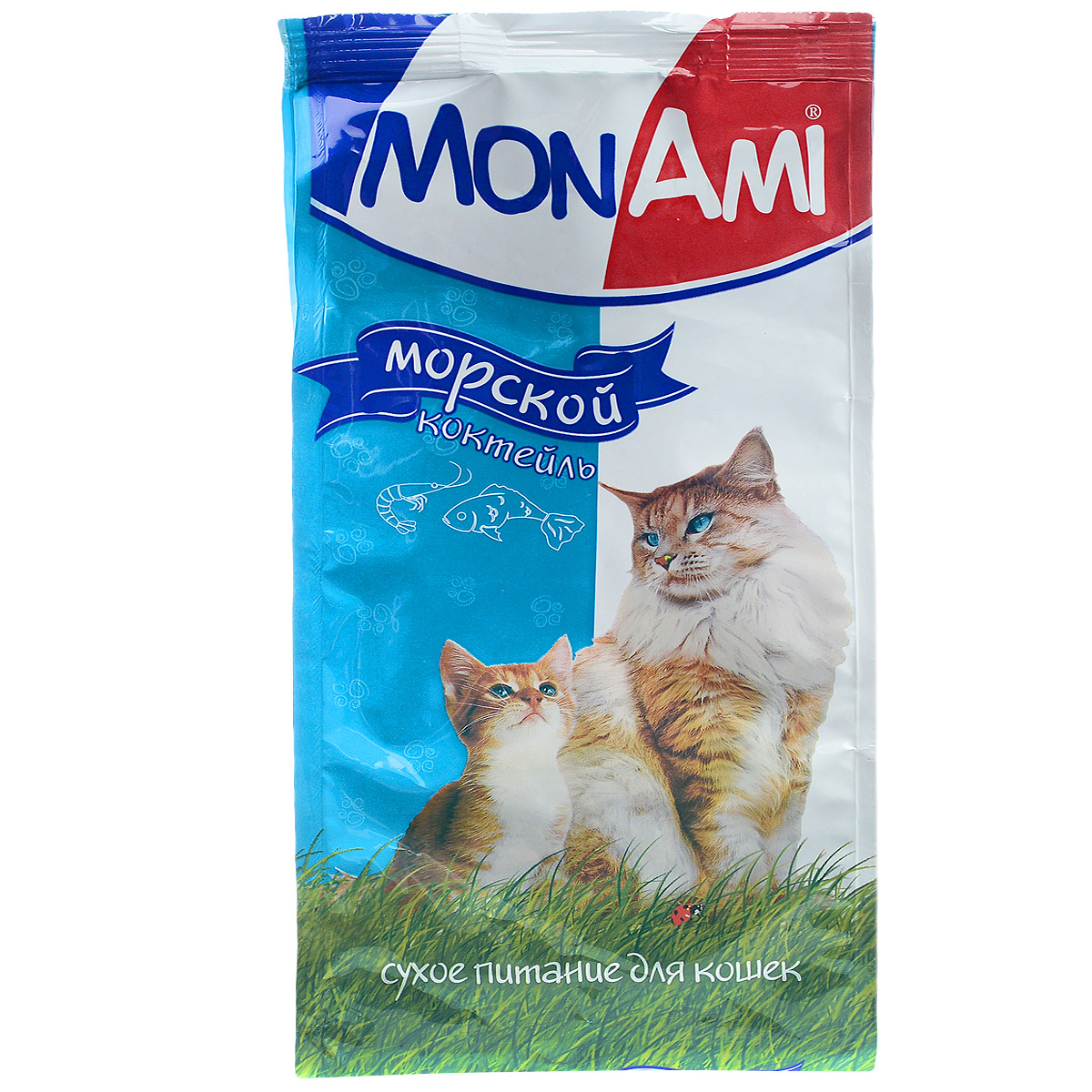 Корм сухой для кошек Mon Ami, с рыбой, 400 г0120710 Корм сухой для кошек Mon Ami, с рыбой, 400 г0120710Сухой корм для кошек Mon Ami - это полноценное сбалансированное питание для кошек, разработанное с использованием современных технологий. Особенности рациона: Необходимое сочетание ингредиентов для достижения правильной усвояемости питательных веществ организмом. Источник линолевой кислоты и правильного уровня витаминов группы В благотворно влияют на кожу и шерсть. Таурин - для здоровья глаз и сердца. Состав: злаки (пшеница, рис), экстракт белка растительного происхождения, мясо и продукты животного происхождения, подсолнечное масло, минеральные добавки, гидролизованная печень, рыба и продукты переработки рыбы, пульпа сахарной свеклы (жом), витамины, пивные дрожжи, таурин, антиоксидант. Анализ: сырой протеин 30%, сырой жир 10%, сырая зола 7%, сырая клетчатка 2,5%, влажность 10%, фосфор 0,9%, кальций 1,05%, витамин А 5000 МЕ/кг, витамин Д 500 МЕ/кг, витамин Е 30 мг/кг. Энергетическая ценность: 333 ккал/100 г. Товар сертифицирован.
