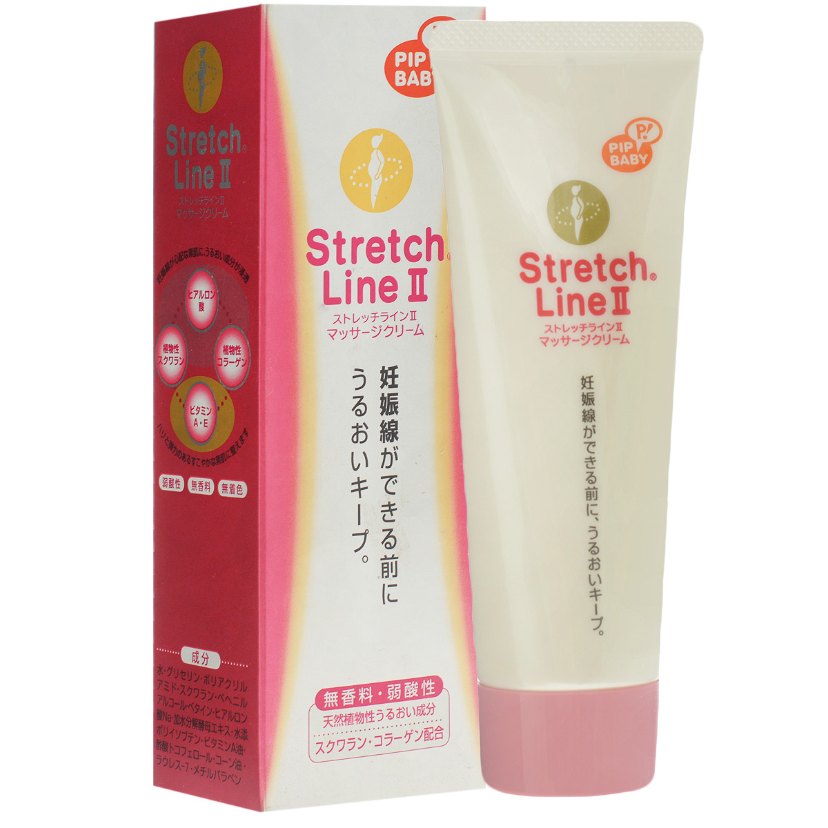 PIP BABY Крем против растяжекStretch Line II 110 гр.1302 PIP BABY Крем против растяжекStretch Line II 110 гр.1302Комфортный крем разгладит Вашу кожу, окажет мощное увлажняющее действие. При заблаговременном и регулярном использовании крем предотвратит образование растяжек во время беременности, а так же при снижении веа во время диеты. Крем моментально впитывается, оcтавляя комфортное ощущение увлажненности. Коллаген наполнит влагой каждую клеточку, придаст коже упругость, витамин А и Е защищают кожу, придают ей эластичность. Крем основан на натуральны