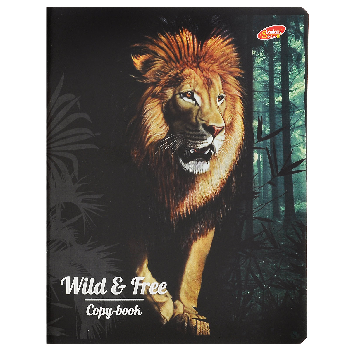 Тетрадь в клетку Wild&Free: Лев, 80 листов. 7167/572523WD Тетрадь в клетку Wild&Free: Лев, 80 листов. 7167/572523WDТетрадь в клетку Wild&Free: Лев идеально подойдет для занятий школьнику или студенту. Обложка, выполненная из плотного картона, позволит сохранить тетрадь в аккуратном состоянии на протяжении всего времени использования. Обложка тетради оформлена красочным изображением белого тигра. Внутренний блок состоит из 80 листов белой бумаги в фиолетовую клетку с полями.