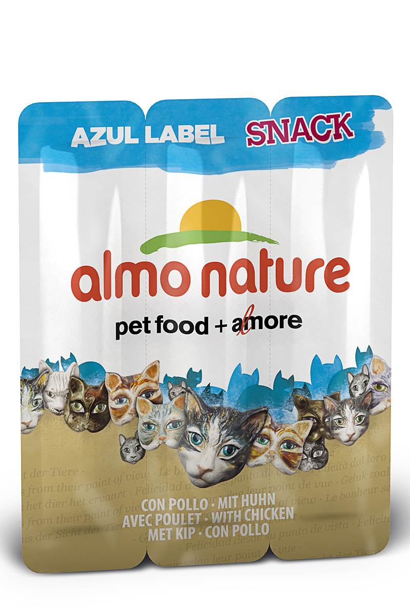 Лакомство для кошек Almo Nature Колбаски, с курицей, 3 шт, 15 г0120710 Лакомство для кошек Almo Nature Колбаски, с курицей, 3 шт, 15 г0120710Лакомство для кошек Almo Nature Колбаски – это филе высококачественного мяса курицы, приготовленное в собственном бульоне (24%), без искусственных добавок, красителей. Именно такой простой и естественный состав привлекает кошек. Лакомство идеально подходит для поощрения вашей кошки в интервалах между трапезами.Лакомство для кошек Almo Nature Колбаски - это всецело натуральные продукты, который обладает индивидуальным содержанием витаминов, минеральных веществи таурина.Состав: куриное филе, говядина, рис, куриная печень, яйцо, глютен, экстракт дрожжей, рыбный экстракт, сахар, куриный жир, соль.Товар сертифицирован.