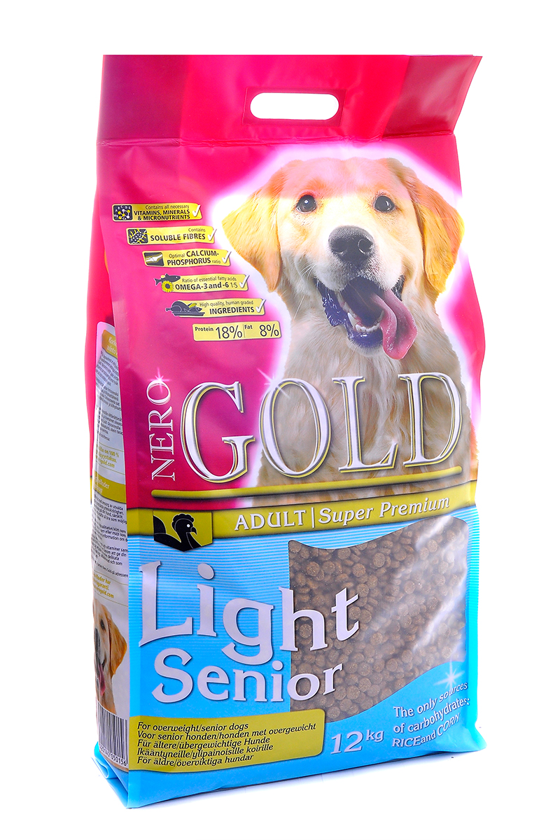 NERO GOLD super premium Для Пожилых собак: индейка рис (Senior/Light), 12 кг.0120710 NERO GOLD super premium Для Пожилых собак: индейка рис (Senior/Light), 12 кг.0120710Состав: маис, дегидрированное мясо индейки, рис, мякоть свеклы, куриный жир, гидролизованная куриная печень, льняное семя, кэроб, дегидрированная рыба, дрожжи, яичный порошок, минералы и витамины, гидролизованные хрящи (источник хондроитина), гидролизат ракообразных (источник глюкозамина), L-карнитин, лецитин, инулин (ФОС), таурин. Условия хранения: в прохладномтемном месте.