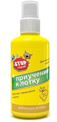STOP-СПРЕЙ Приучение к лотку для собак и кошек 120 мл спрей0120710 STOP-СПРЕЙ Приучение к лотку для собак и кошек 120 мл спрей0120710Облегчает приучение к туалету. Тип средства: Средство лечебноеНазначение средства: Корректировка поведения