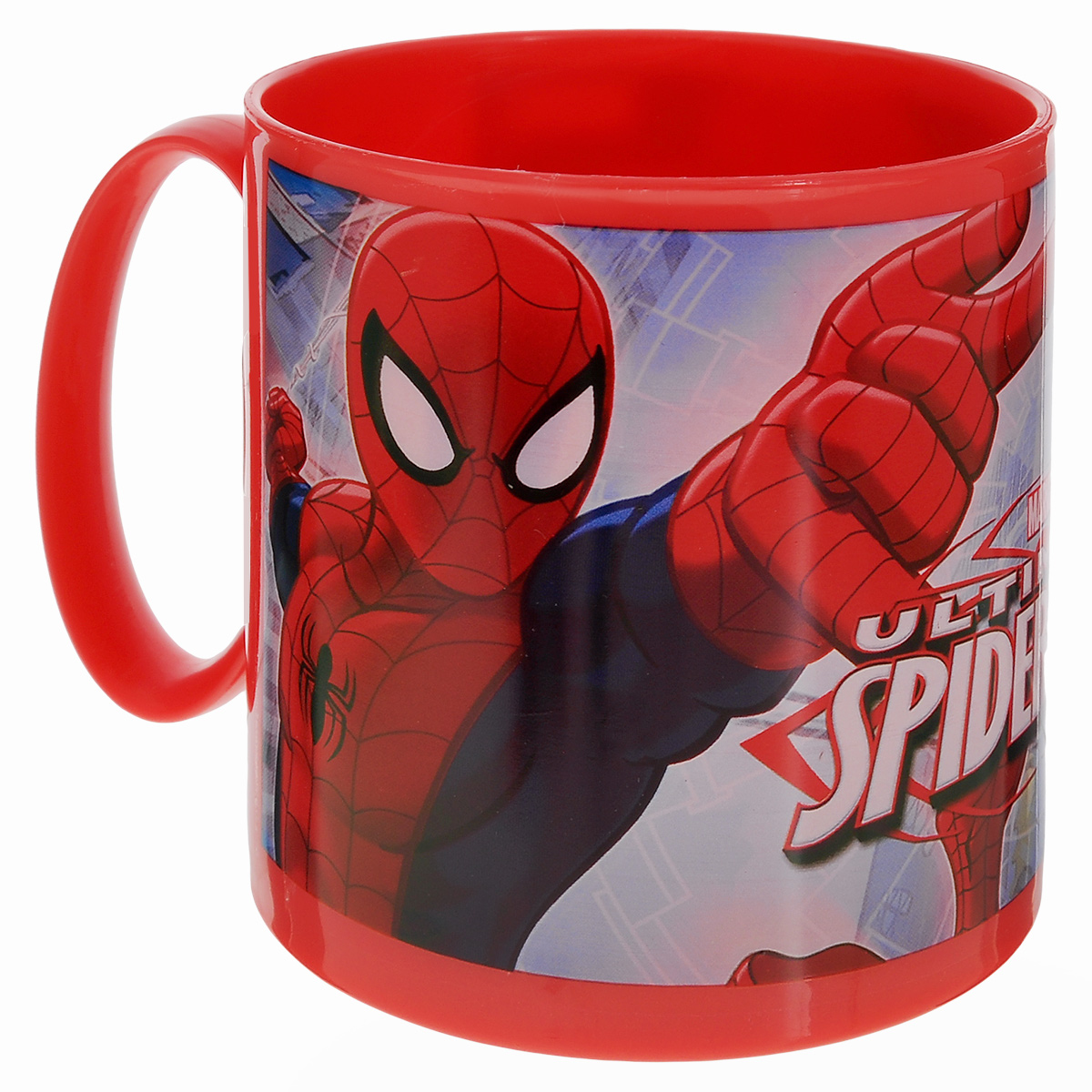 Кружка Marvel Spider-Man, цвет: красный, 350 мл54 009312 Кружка Marvel Spider-Man, цвет: красный, 350 мл54 009312Яркая кружка Marvel Spider-Man, изготовленная из безопасного пластика, непременно понравится юному обладателю. Оформлена изображением супергероя - человека-паука из одноименного мультсериала. Кружка дополнена удобной ручкой.Рекомендуется для детей от: 3 лет.