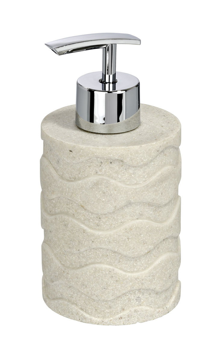 Диспенсер для жидкого мыла Wenko Wave Stone, 300 мл1004900000360 Диспенсер для жидкого мыла Wenko Wave Stone, 300 мл1004900000360Диспенсер для жидкого мыла Wenko Wave Stone изготовлен из высокопрочного полирезина в строгой классической форме. Он очень удобен в использовании: просто надавите сверху, и из диспенсера выльется необходимое количество мыла.Диспенсер для жидкого мыла Wenko Wave Stone стильно украсит интерьер, а также добавит в обычную обстановку яркие и модные акценты.