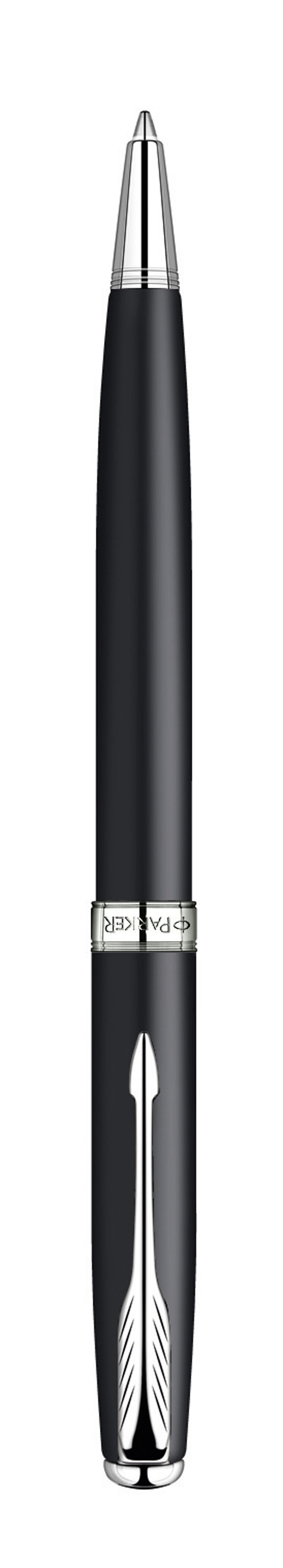 Ручка шариковая Sonnet Matte Black CT. PARKER-S08181400775B001 Ручка шариковая Sonnet Matte Black CT. PARKER-S08181400775B001Шариковая ручка Паркер Сонет Матт Блэк Лак Си Ти. Инструмент для письма, линия письма - средняя, цвет чернил черный, в подарочной упаковке. Произведено во Франции.