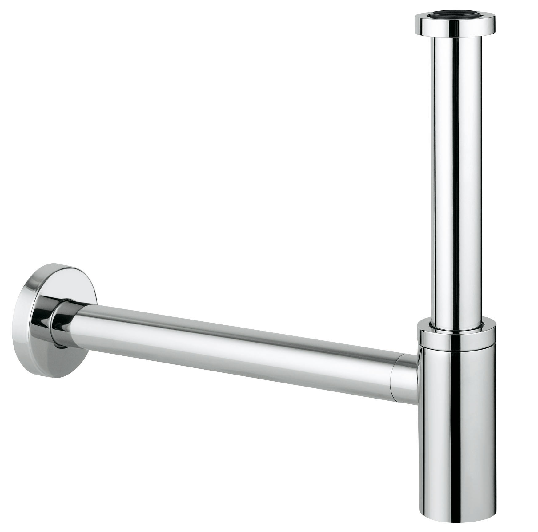 Сифон для раковины GROHE 1/4?, хром13296 Сифон для раковины GROHE 1/4?, хром13296Из латуни (навинчивающаяся заглушка для чистки) Большая надвижная розетка Для раковины GROHE StarLight хромированная поверхность цвет: хром